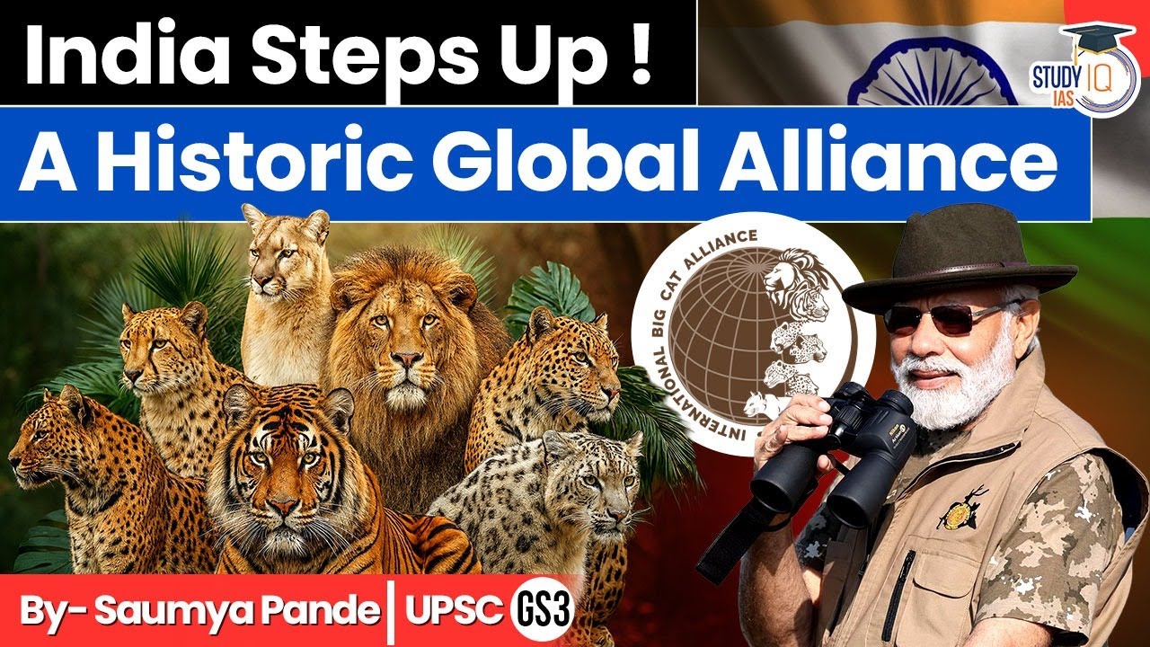 India at the Helm of Historic Wildlife Pact? New Global Alliance Explained! | StudyIQ IAS