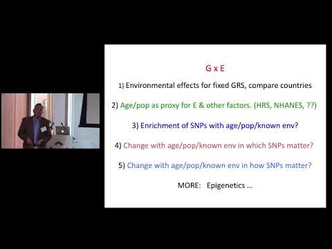 Genes and Complex Human Phenotypes Conference, Day 1, Part 1