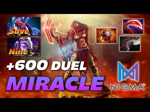 Miracle Legion Commander +600 Duel Damage - vs VP.Save and J.Storm.Nine - Dota 2 Pro Gameplay