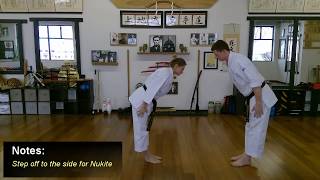 Uechi Ryu Yakusoku Kumite Dai Ichi Breakdown