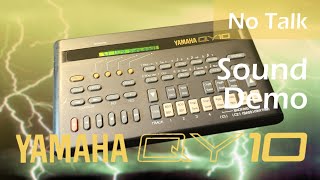 Video thumbnail for Yamaha QY10 Sound Module Sound Demo - No Talking by Runningonair