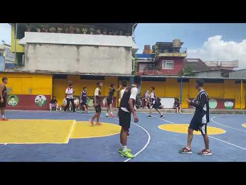 Friendly match between Himsheela vs Prithiwi school #basketball