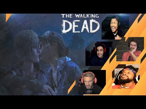 Gamers Reactions to (SPOILER!!!) Clementine Kissing Scene | The Walking Dead: The Final Season