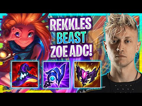 REKKLES IS A BEAST WITH ZOE NEW META ADC! | FNC Rekkles Plays Zoe ADC vs Xayah! | Preseason 2023