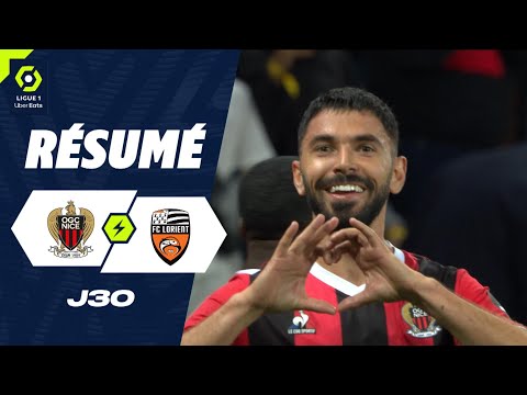 Resumen de Nice vs Lorient Jornada 30