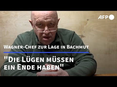 Wagner-Chef Prigoschin: Russische Armee „flieht“ aus Bachmut | AFP