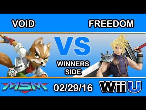 MSM 39 - 2GG | VoiD (Fox) Vs. Freedom (Cloud) Winners Side - Smash Wii U