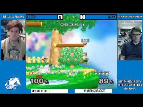 Revival of BUTT: Kudzu (Fox) vs Mink (Marth) WR1 - SSBM Singles