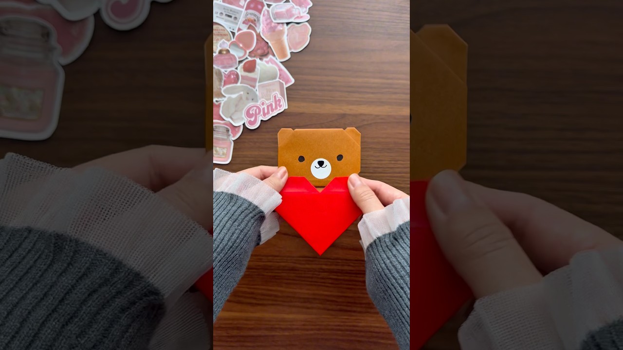 バレンタインデーに💝ハートのくまさん🧸