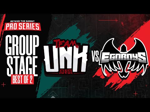 Unknown vs Egoboys Game 2 - BTS Pro Series 5: Group Stage w/ PartyPetee & ETDota
