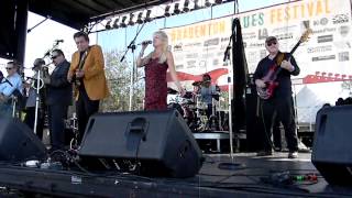 Rebecca The Songbird at The Bradenton Blues Fest 2012 with The Steve Arvey Horn Band