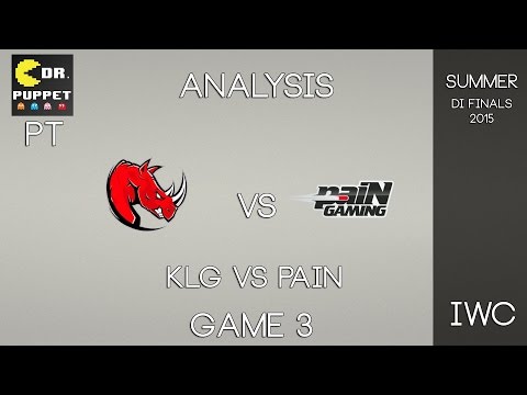 [PT-BR]  KLG vs paiN  DI 2015 G3 [VOD Analysis]