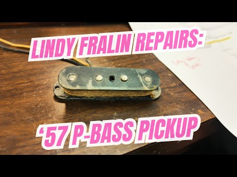 Lindy Fralin Repairs a 1957 P Bass Pickup