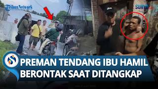 Berontak Saat Ditangkap! Preman Penendang Ibu Hamil Minta Jangan Pakai Kekerasaan saat Diamankan