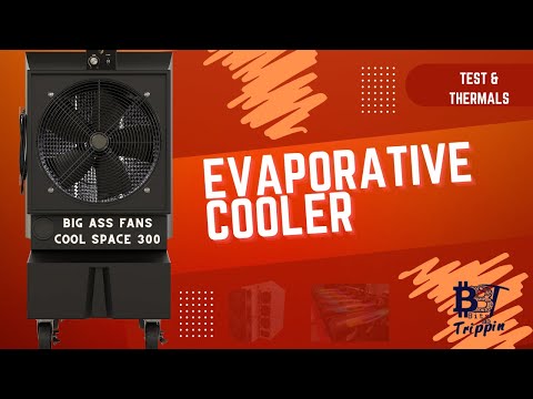 It's crazy hot, we are trying an evaporative cooler