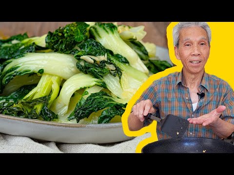 🥬 Dad's IRRESISTABLE Stir Fried Bok Choy (蒜蓉炒白菜)!