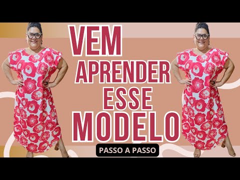 VESTIDO MANGA JAPONESA EVASÊ - COSTURA PARA INICIANTE - APRENDENDO COSTURAR COM K BARINI