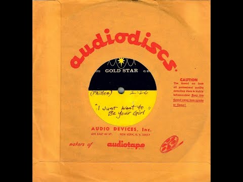 Bonnie - I JUST WANT TO BE YOUR GIRL (Gold Star Studio)  (1965)