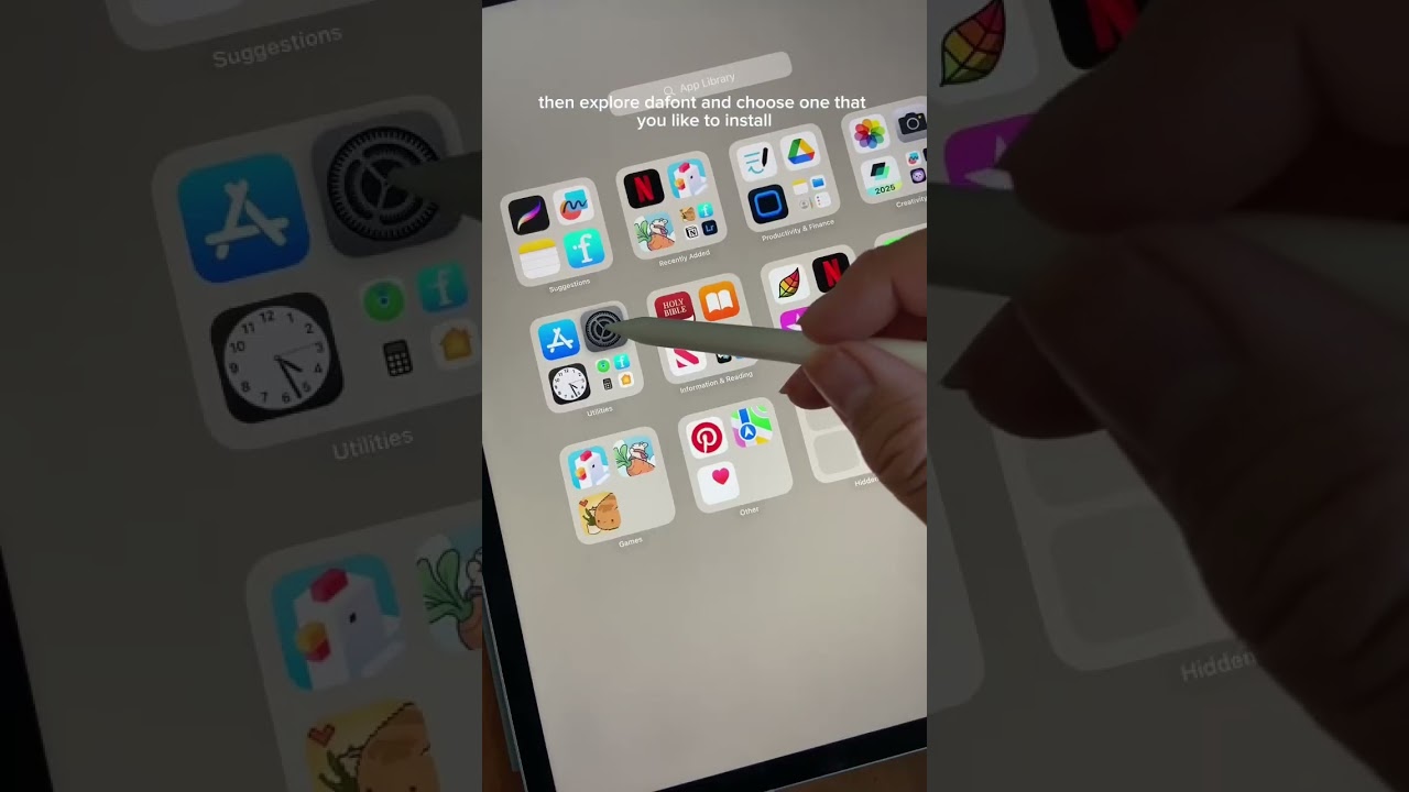 How to add fonts to Goodnotes | dafont | ifont | Goodnotes | iPad | digital planner | iPad planner