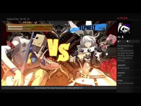 GGXrdR PSN 10/13/16 - ElvenShadow (Faust) vs Hotashi (Elphelt) FT5