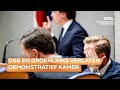 Hugo de Jonge keert Baudet de rug toe in verhit debat