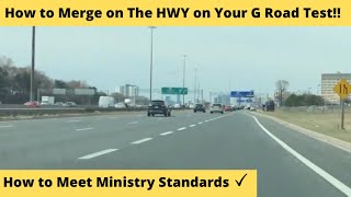 Passing the G Road Test on a Busy Highway: Lane Change Tips and Techniques"!#pass#ontario