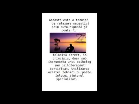 Relaxare sugestivă prin auto-hipnoză