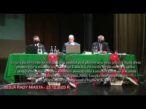 XXV SESJA RADY MIASTA ŻORY - 23.12.2020 r.