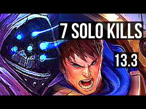 JAX vs GAREN (TOP) | 2.3M mastery, 7 solo kills, 500+ games | KR Master | 13.3