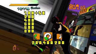 Jet set radio | Jet graffiti Grind square Jet rank con Shoganai+Nieve de Huellas de papel de fondo