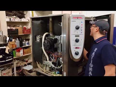 Ремонт пароконвектомата Rational CM 101 ошибка E12 мотор