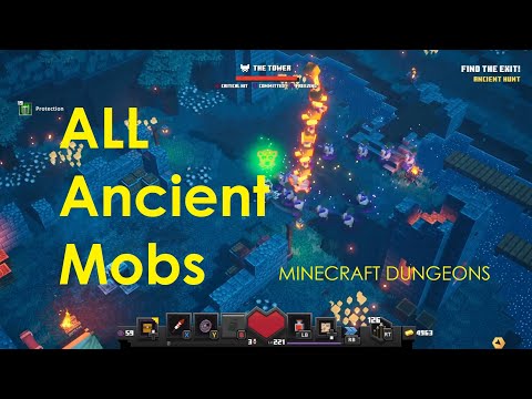 Minecraft Dungeons All Ancient Bosses
