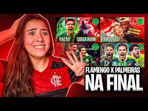 REACT 4 EM 1♫ASSUSTADORAS FUTEBOL♫4x0 PALMEIRAS IMPOSSÍVEL♫VIRADA PAL,FLA RAC♫VINI JR canta VIRGÍNIA