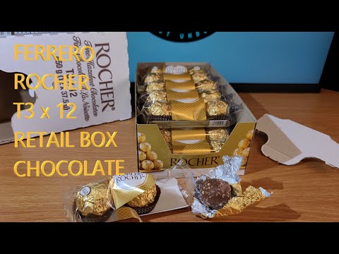 Ferrero Rocher Hazelnut Chocolate: 3 x 12 Box Set, A Decadent Delight for Life's Sweetest Moments!