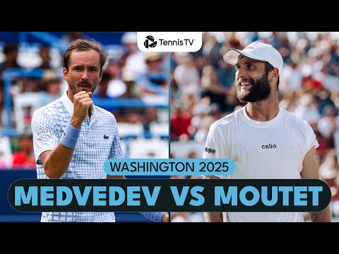 Daniil Medvedev vs Corentin Moutet CRAZY Match Highlights | Washington 2025