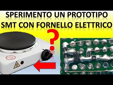 Realizzare un circuito prototipo SMT su basetta millefori con un fornello elettrico. Guarda come !
