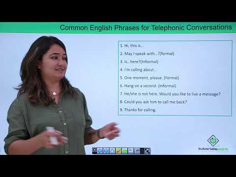 Common English Phrases for Telephonic Conversations