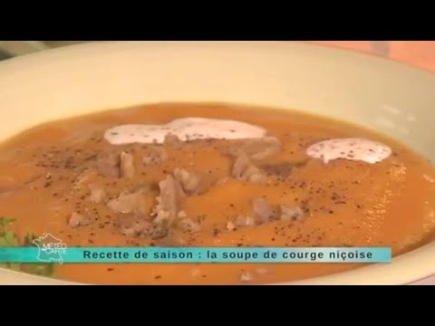 Recette de saison : soupe de courges Niçoises