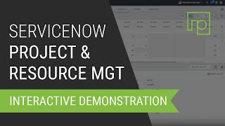 ServiceNow Project & Resource Management Demo - London Release