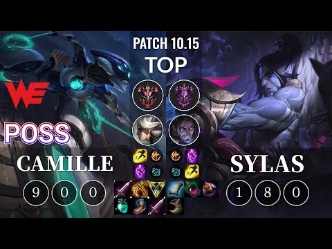 WE Poss Camille vs Sylas Top - KR Patch 10.15