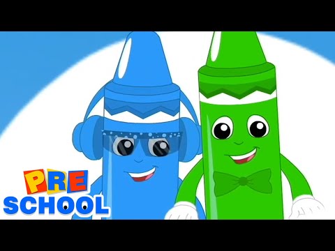 Pastelli colori canzone | Filastrocche in italiano | Cartoni animati | Musica per bambini