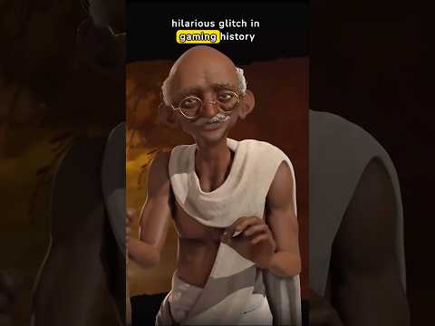 Nuclear Gandhi is a LIE #civilization #gamedev #gaming