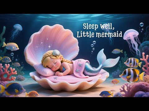 Ocean Sings A Tender Lullaby for Little Mermaid | Calm Sleeping Song for Babies | Relaxing Music