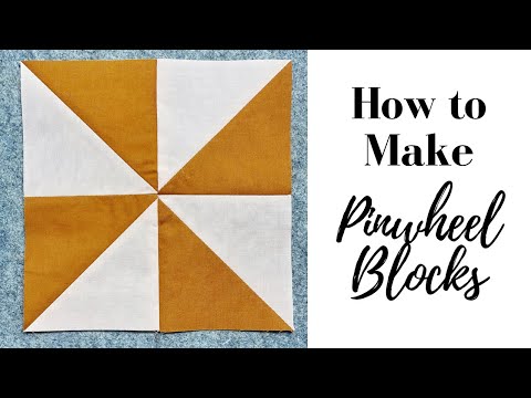How to Make a Pinwheel Block - Multiple Sizes