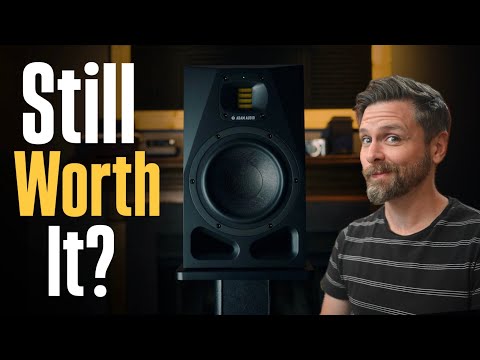 ADAM Audio A7V 7" Active Studio Monitors (Pair) 2022 - Present - Black image 5