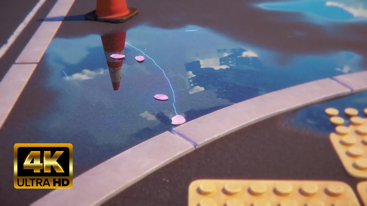 Puddle Cloud⛅ Reflections Live 4K Wallpaper #livewallpaper #cloudwallpapers #animelivewallpaper