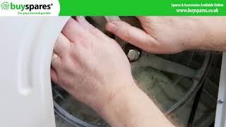 How to Replace the Drive Belt on a Kenwood Washing Machine