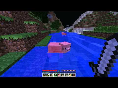 Minecraft SK / CZ Mody - Technic pack 1.1 ep.3 - "Kopanievanie" domu a ťaženie :)