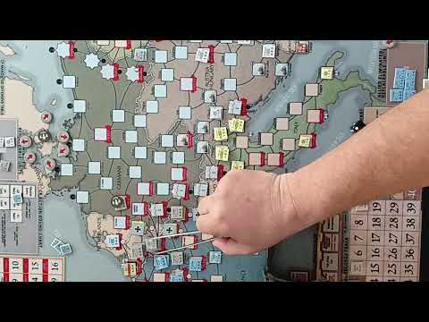Paths of glory board game. Gameplay in greek. Turn 3