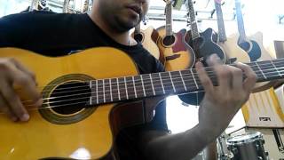 Video thumbnail for Praticando no tempo livre,dentro da loja usando o violão Eagle CH800 by Jota Phill Gtr